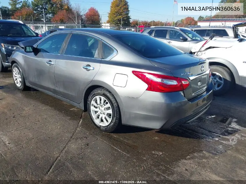 1N4AL3AP5HN360636 2017 Nissan Altima 2.5 S