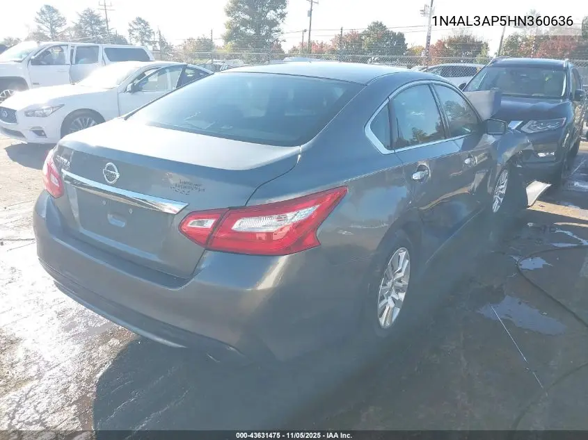 1N4AL3AP5HN360636 2017 Nissan Altima 2.5 S