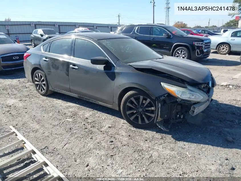 1N4AL3AP5HC241478 2017 Nissan Altima 2.5 Sv