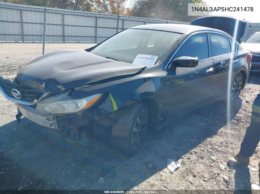 1N4AL3AP5HC241478 2017 Nissan Altima 2.5 Sv
