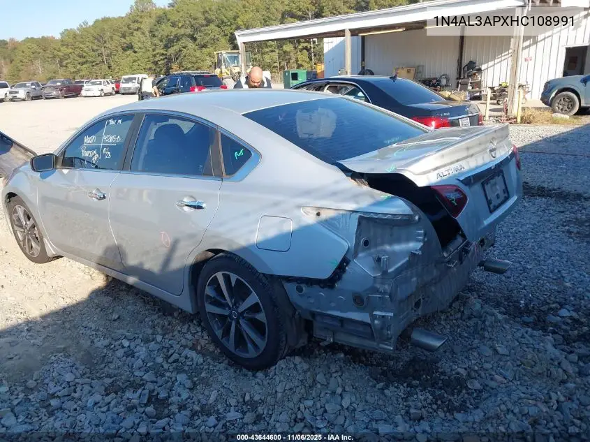 1N4AL3APXHC108991 2017 Nissan Altima 2.5 Sr