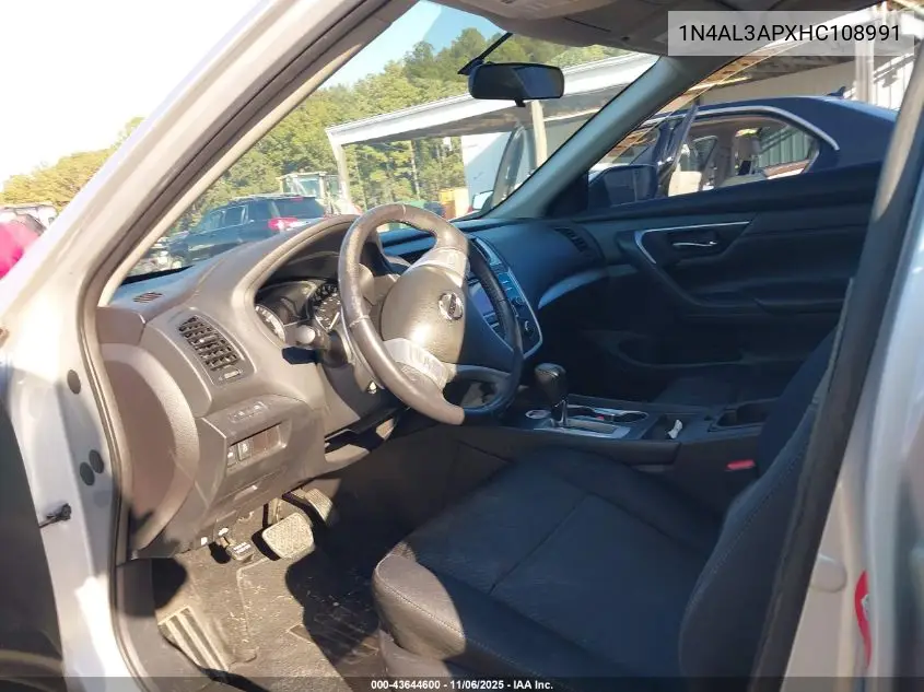 1N4AL3APXHC108991 2017 Nissan Altima 2.5 Sr