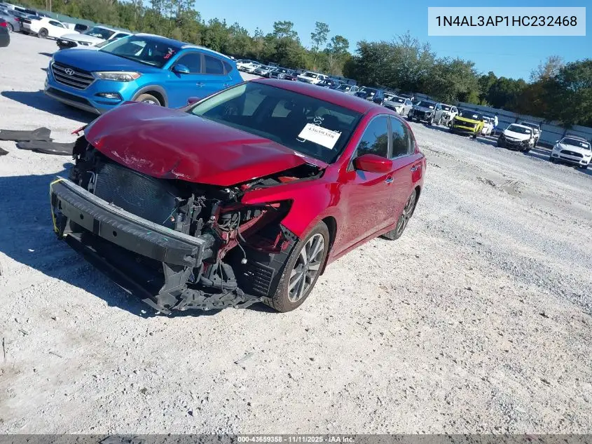 1N4AL3AP1HC232468 2017 Nissan Altima 2.5 Sr