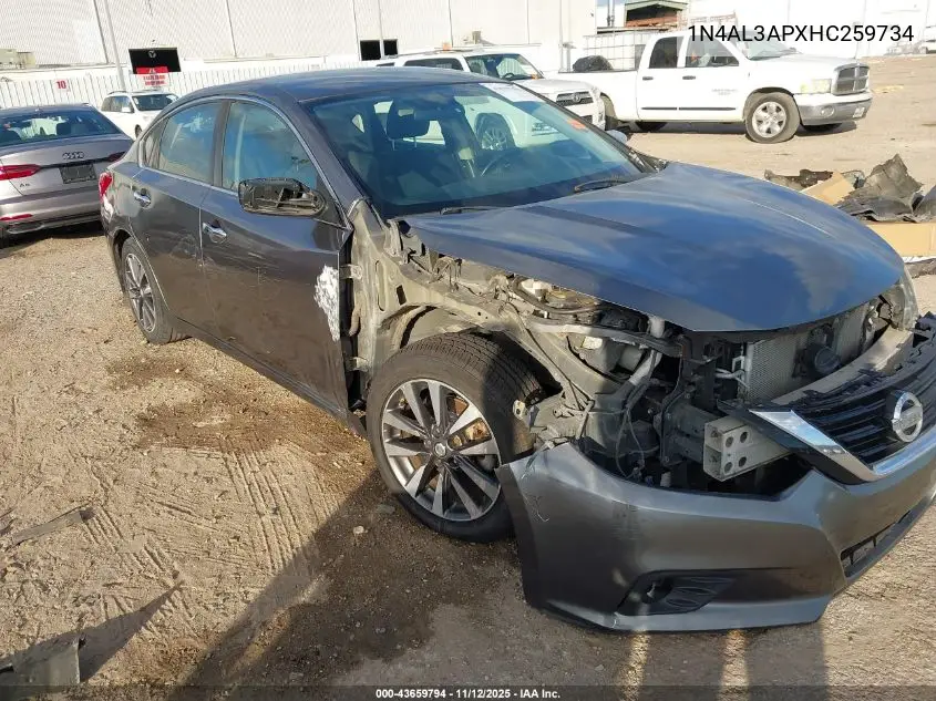 1N4AL3APXHC259734 2017 Nissan Altima 2.5 Sv
