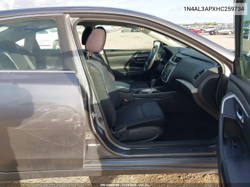 1N4AL3APXHC259734 2017 Nissan Altima 2.5 Sv