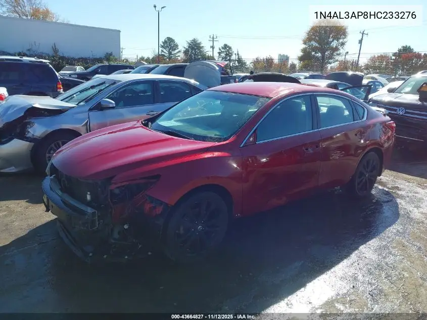 1N4AL3AP8HC233276 2017 Nissan Altima 2.5 Sr