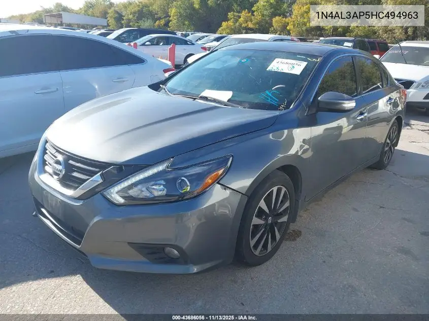 1N4AL3AP5HC494963 2017 Nissan Altima 2.5 Sl