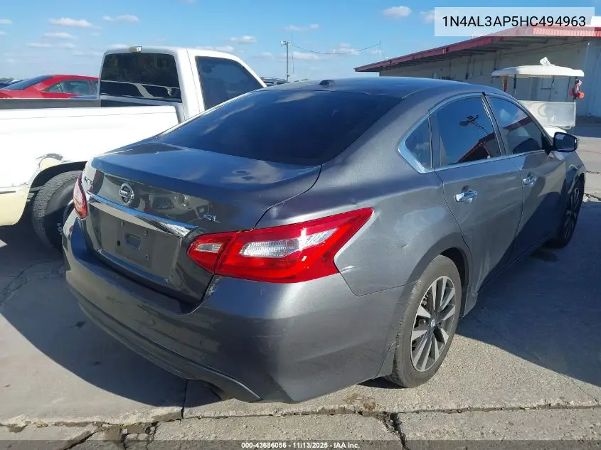 1N4AL3AP5HC494963 2017 Nissan Altima 2.5 Sl