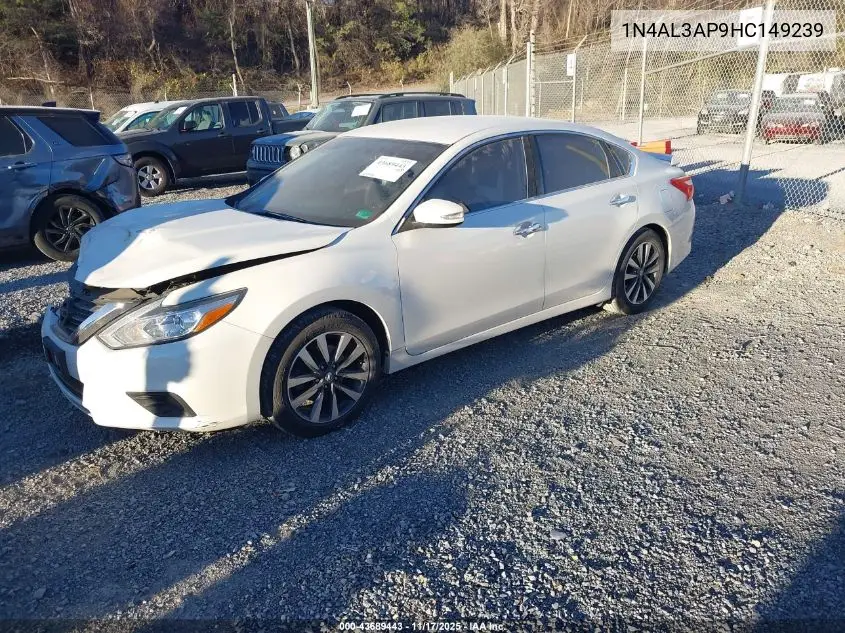 1N4AL3AP9HC149239 2017 Nissan Altima 2.5 Sl
