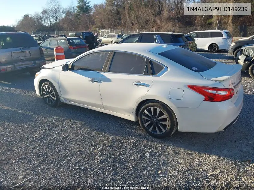 1N4AL3AP9HC149239 2017 Nissan Altima 2.5 Sl