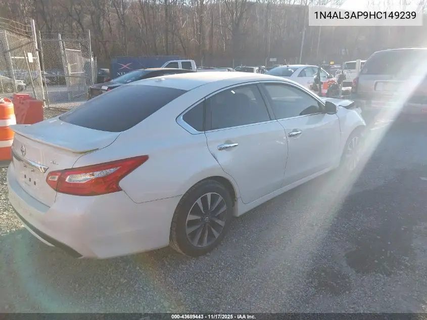 1N4AL3AP9HC149239 2017 Nissan Altima 2.5 Sl