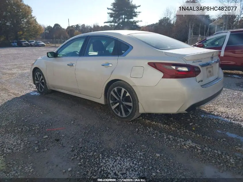 1N4AL3AP8HC482077 2017 Nissan Altima 2.5 Sr