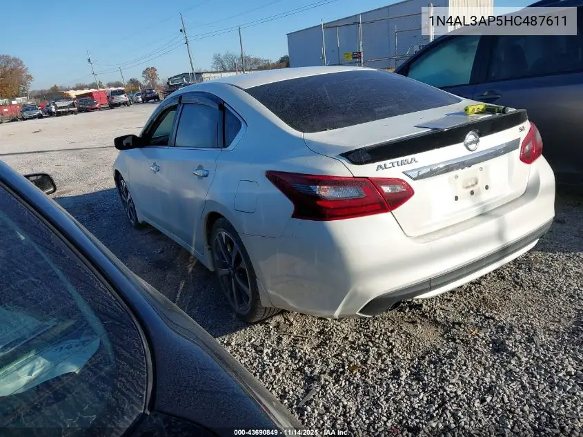 1N4AL3AP5HC487611 2017 Nissan Altima 2.5 Sr