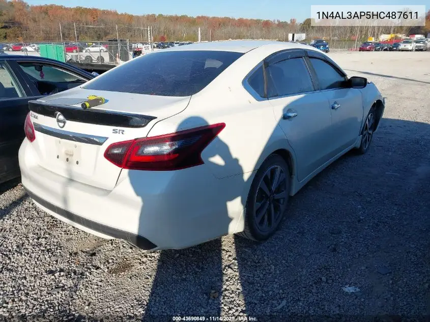1N4AL3AP5HC487611 2017 Nissan Altima 2.5 Sr