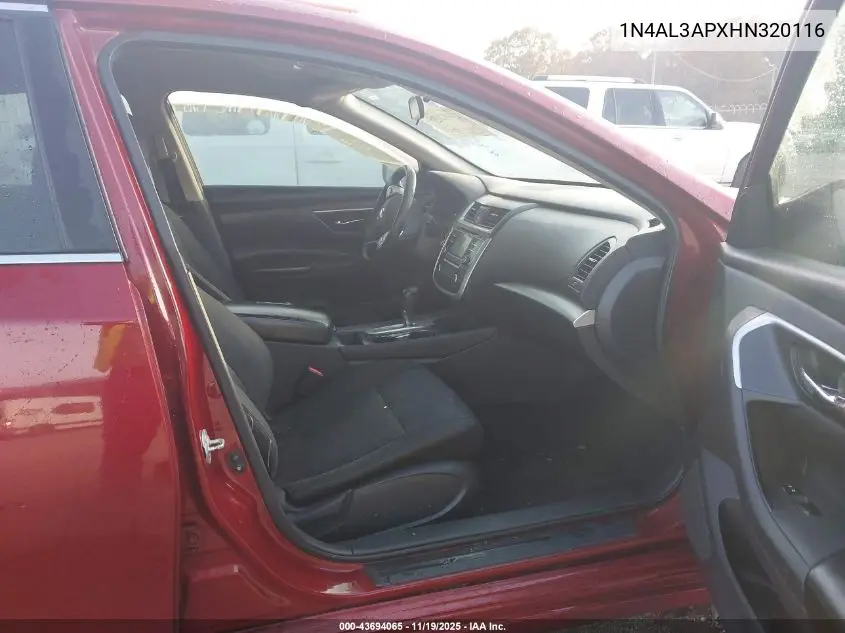 1N4AL3APXHN320116 2017 Nissan Altima 2.5 S