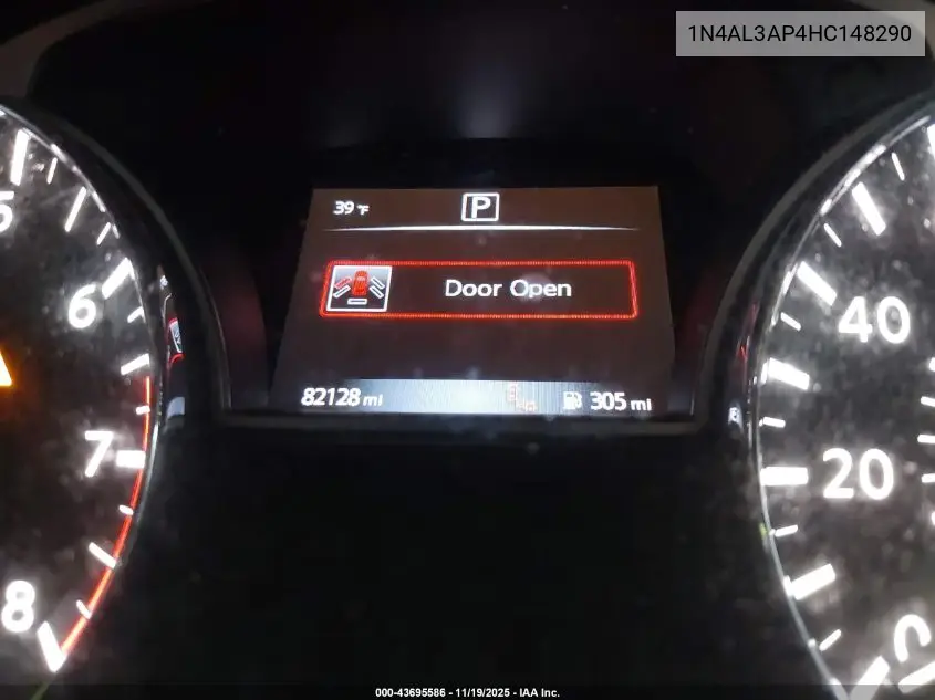 1N4AL3AP4HC148290 2017 Nissan Altima 2.5 Sv