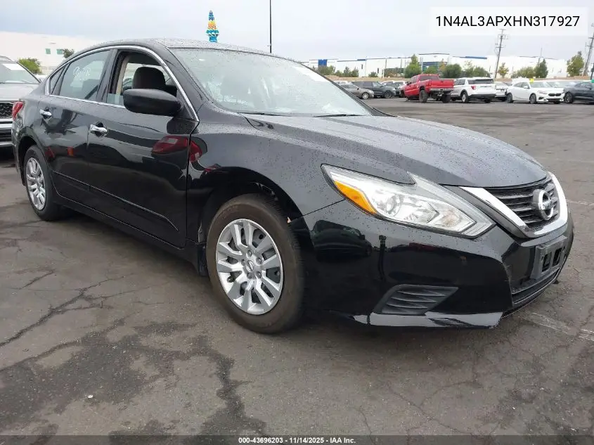 1N4AL3APXHN317927 2017 Nissan Altima 2.5 S