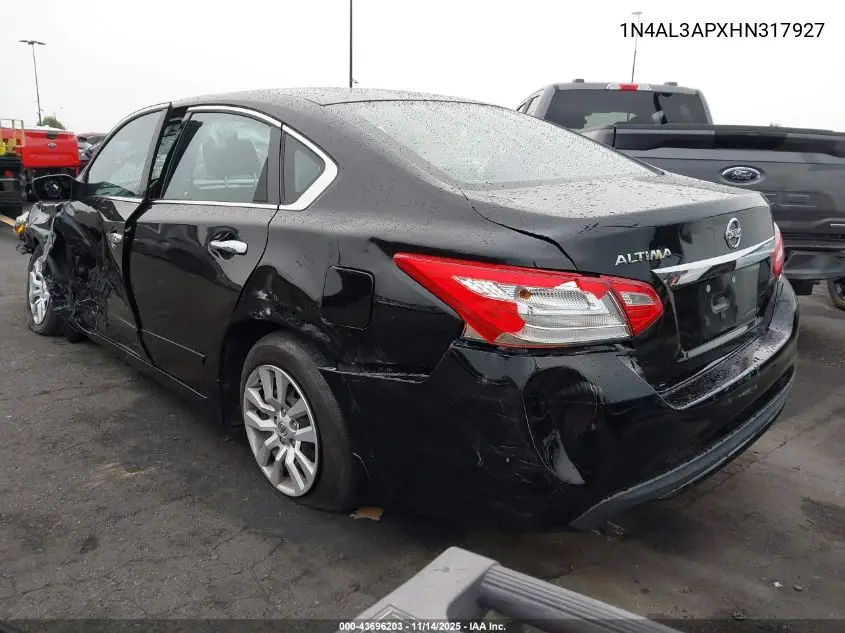 1N4AL3APXHN317927 2017 Nissan Altima 2.5 S