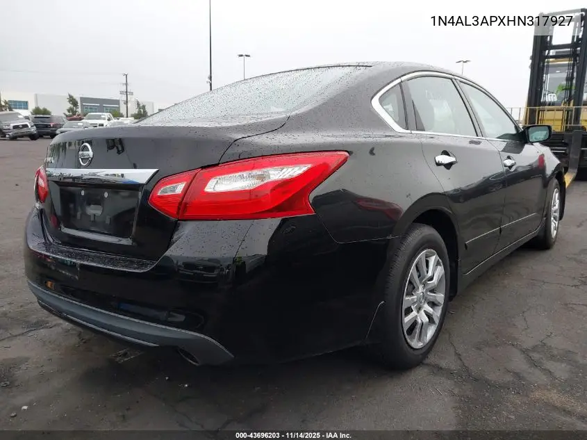 1N4AL3APXHN317927 2017 Nissan Altima 2.5 S