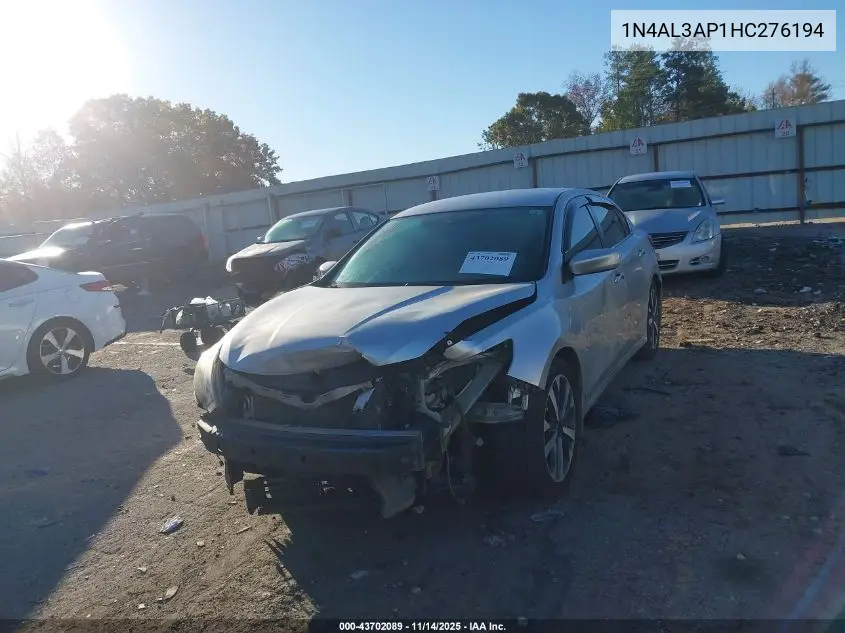 1N4AL3AP1HC276194 2017 Nissan Altima 2.5 Sr