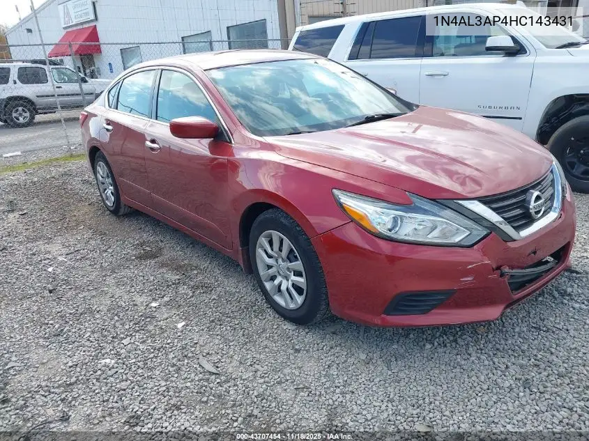 1N4AL3AP4HC143431 2017 Nissan Altima 2.5 S