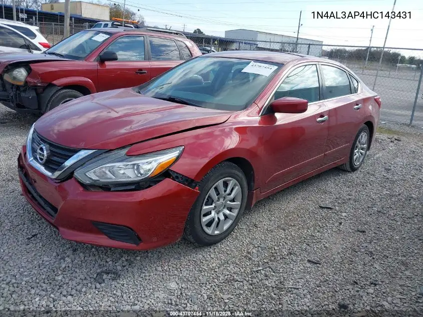 1N4AL3AP4HC143431 2017 Nissan Altima 2.5 S
