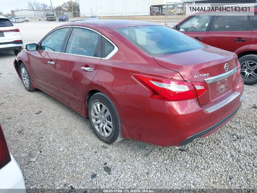 1N4AL3AP4HC143431 2017 Nissan Altima 2.5 S