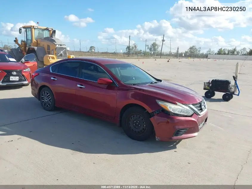 1N4AL3AP8HC230250 2017 Nissan Altima 2.5 S