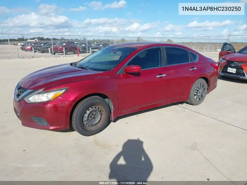 1N4AL3AP8HC230250 2017 Nissan Altima 2.5 S
