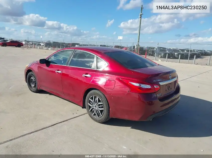 1N4AL3AP8HC230250 2017 Nissan Altima 2.5 S
