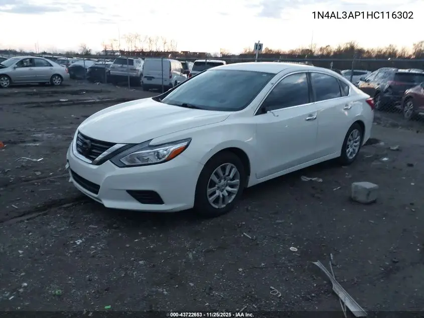 1N4AL3AP1HC116302 2017 Nissan Altima 2.5/2.5 S/2.5 Sl/2.5 Sr/2.5 Sv