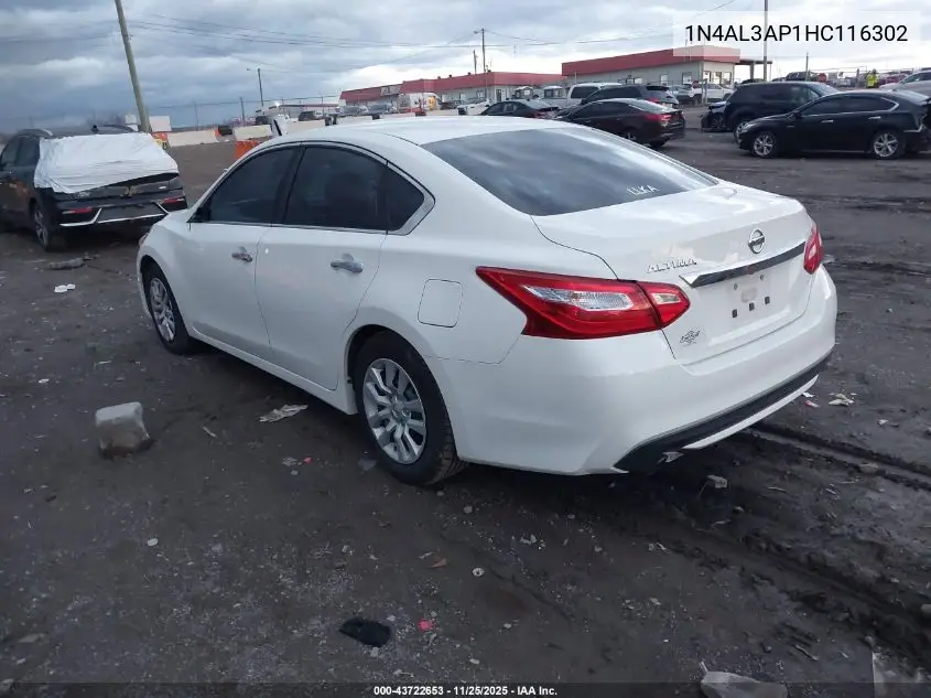 1N4AL3AP1HC116302 2017 Nissan Altima 2.5/2.5 S/2.5 Sl/2.5 Sr/2.5 Sv