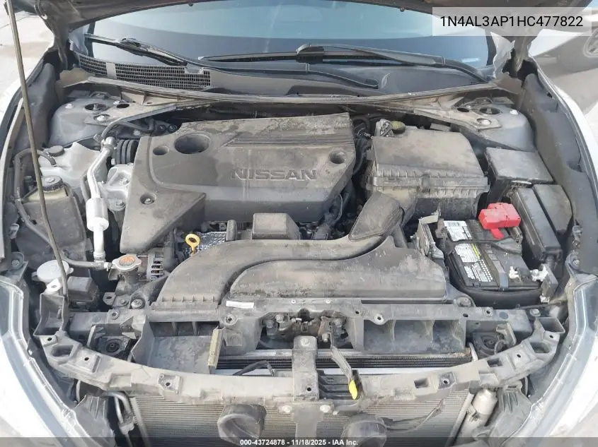 1N4AL3AP1HC477822 2017 Nissan Altima 2.5 Sv