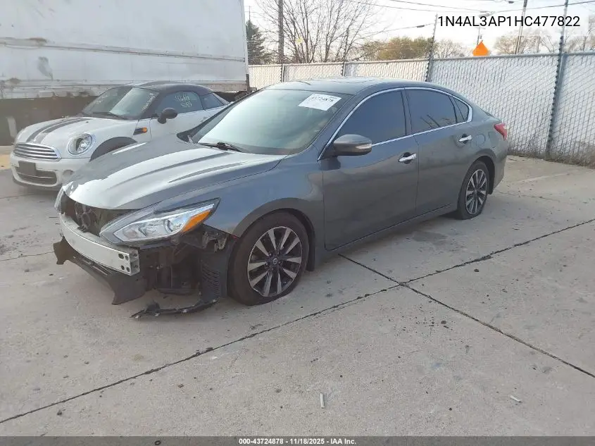1N4AL3AP1HC477822 2017 Nissan Altima 2.5 Sv