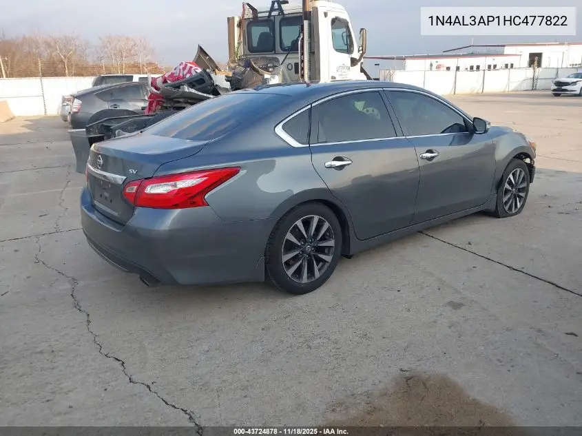 1N4AL3AP1HC477822 2017 Nissan Altima 2.5 Sv