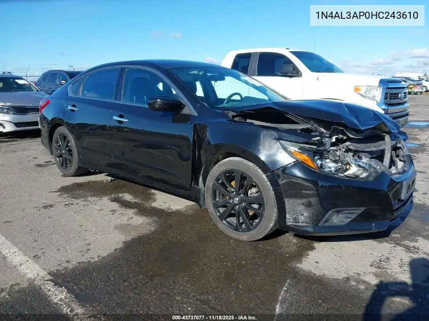 1N4AL3AP0HC243610 2017 Nissan Altima 2.5 Sr