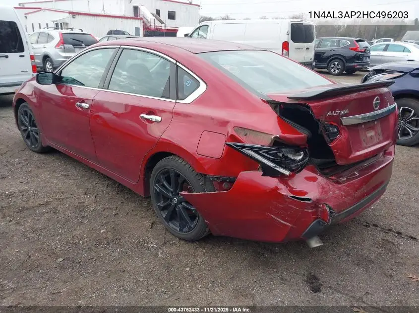 1N4AL3AP2HC496203 2017 Nissan Altima 2.5 Sr