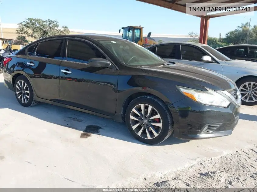 1N4AL3AP9HC138743 2017 Nissan Altima 2.5/2.5 S/2.5 Sl/2.5 Sr/2.5 Sv