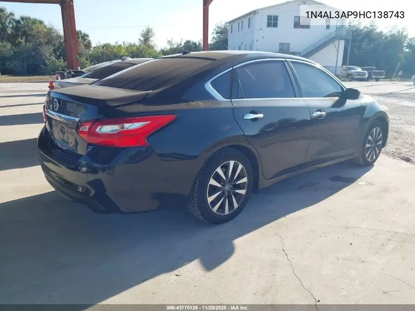 1N4AL3AP9HC138743 2017 Nissan Altima 2.5/2.5 S/2.5 Sl/2.5 Sr/2.5 Sv