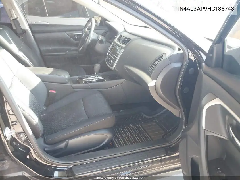 1N4AL3AP9HC138743 2017 Nissan Altima 2.5/2.5 S/2.5 Sl/2.5 Sr/2.5 Sv