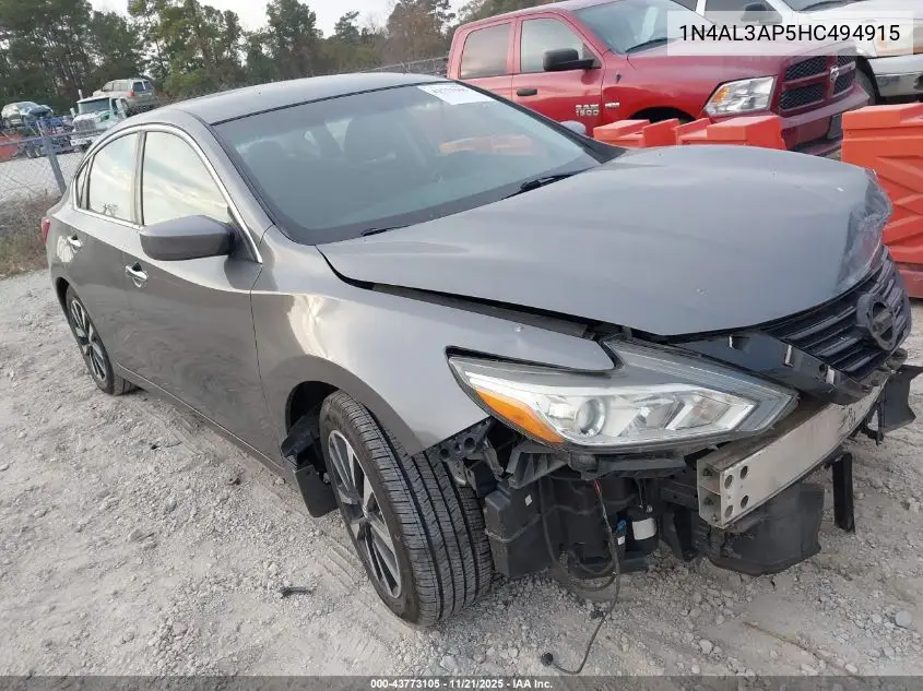 1N4AL3AP5HC494915 2017 Nissan Altima 2.5 Sv