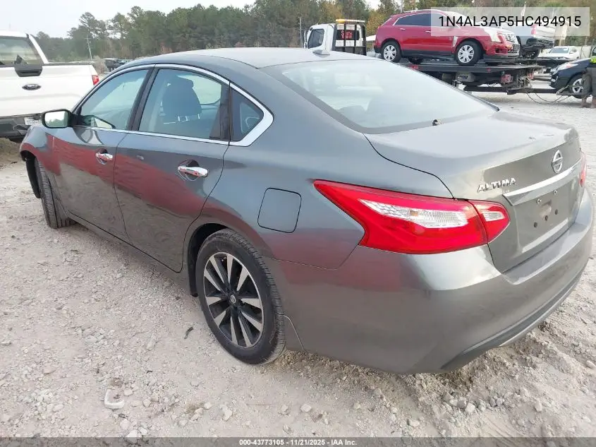 1N4AL3AP5HC494915 2017 Nissan Altima 2.5 Sv