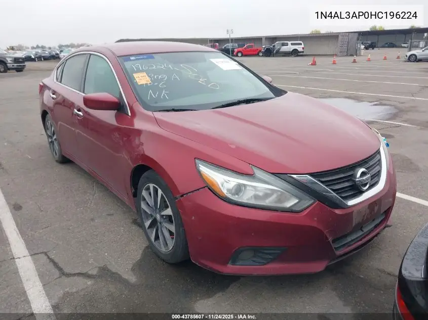1N4AL3AP0HC196224 2017 Nissan Altima 2.5 Sv