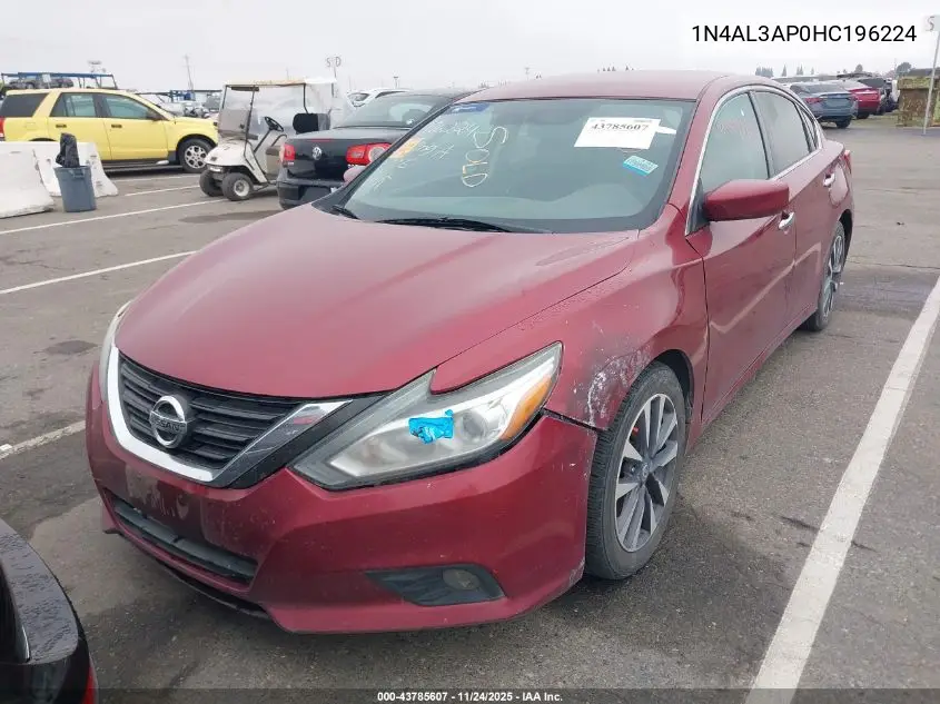 1N4AL3AP0HC196224 2017 Nissan Altima 2.5 Sv