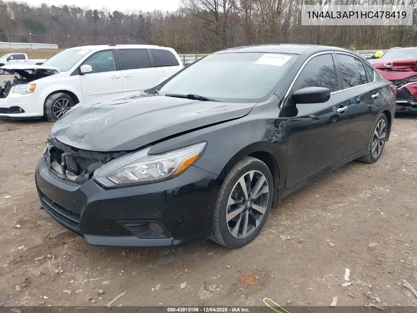 1N4AL3AP1HC478419 2017 Nissan Altima 2.5 Sr