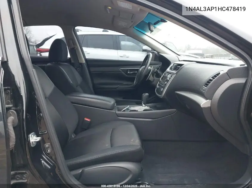 1N4AL3AP1HC478419 2017 Nissan Altima 2.5 Sr