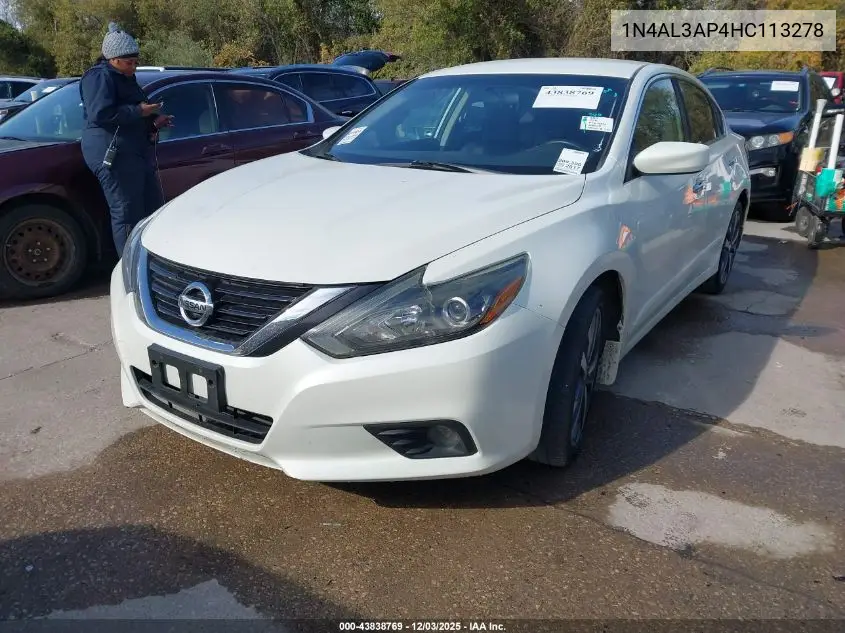 1N4AL3AP4HC113278 2017 Nissan Altima 2.5 Sr