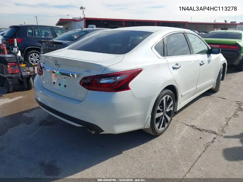 1N4AL3AP4HC113278 2017 Nissan Altima 2.5 Sr