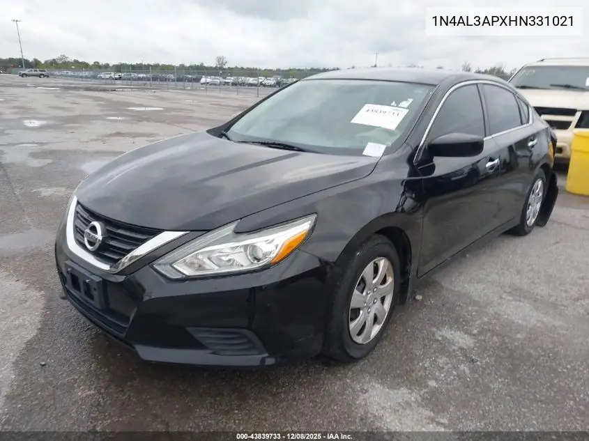1N4AL3APXHN331021 2017 Nissan Altima 2.5 S