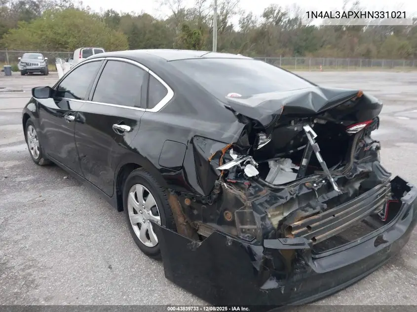 1N4AL3APXHN331021 2017 Nissan Altima 2.5 S
